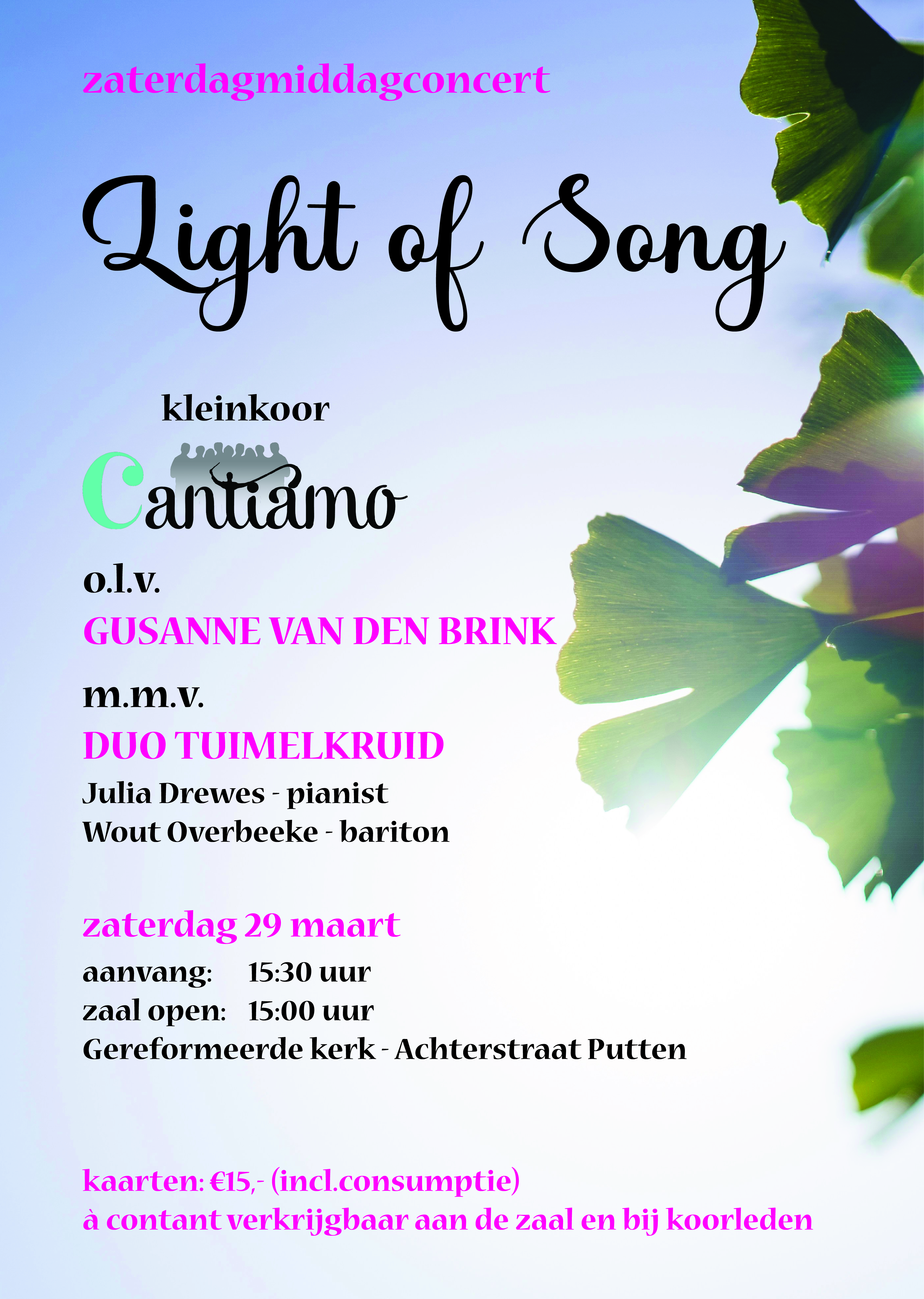 Flyer concert 20250329 Ger kerk Putten